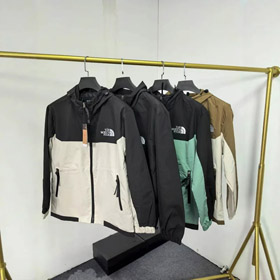 THE NORTH FACE Color-Blocked Outdoor Windproof Hooded Jacket-4875
